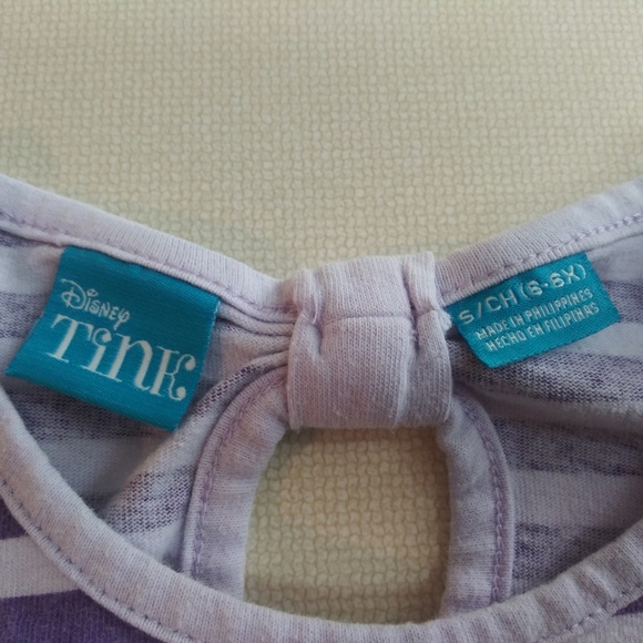Disney Tinkerbell Dress Purple 6-6x - Picture 6 of 8